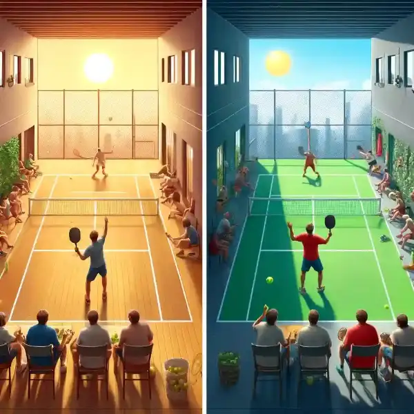 Indoor vs Outdoor Pickleballs